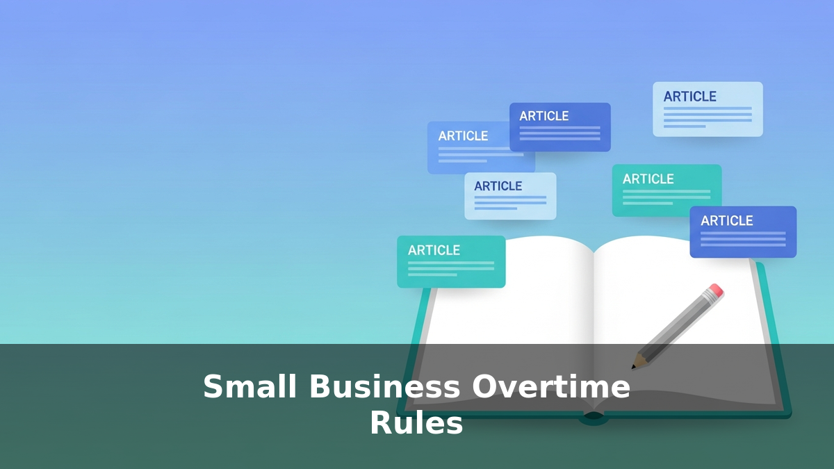 Small Business Overtime: A Plain-English Guide — ShiftPro blog